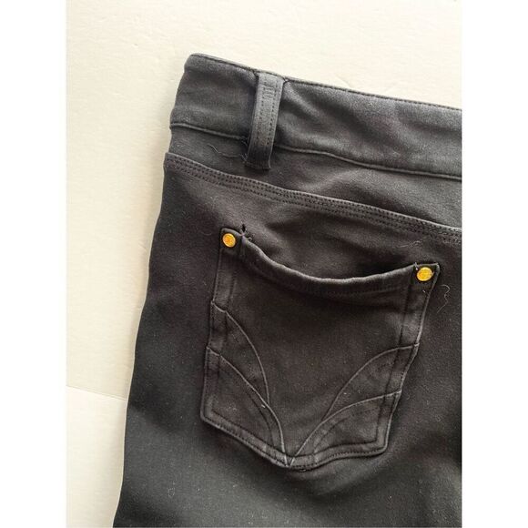 COOGI 5 Pocket Straight Leg Slim Fit Stretch Pant Black Gold Hardware Size 13/14 - Picture 5 of 12